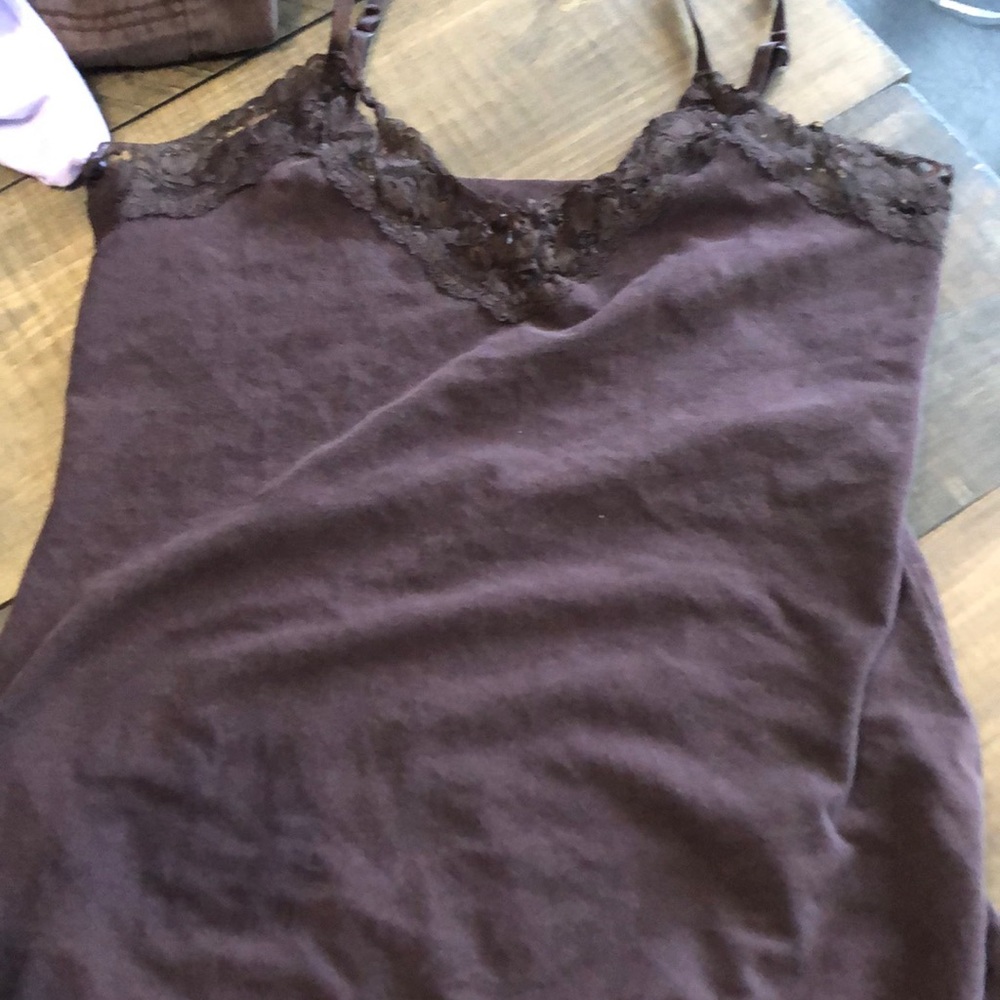lace tank top juniors cute brown